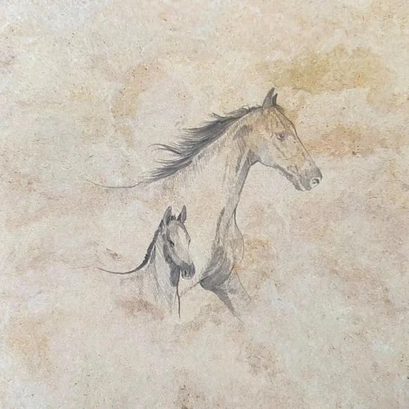 Horse Galloping Combo Pack VTG Leanin' Tree Greeting Card & Magnet Robert Vavra - Picture 4 of 16